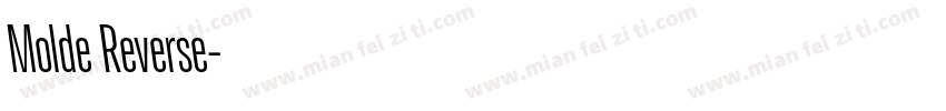 Molde Reverse字体转换